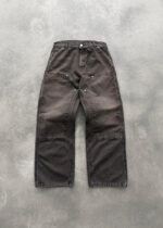 AKIMBO CANVAS DOUBLE KNEE - DARK BROWN
