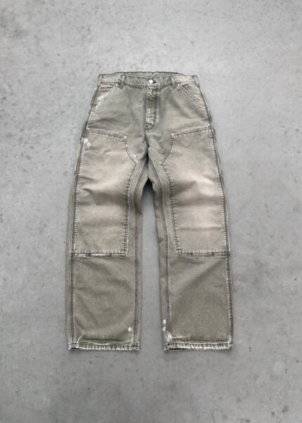 AKIMBO CANVAS DOUBLE KNEES - FADED OLIVE
