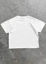 AKIMBO “CHAIN-PEEKER” LIGHT-WEIGHT TEE - WHITE