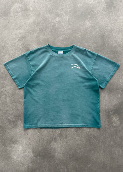 AKIMBO CHAIN-PEEKER” MID-WEIGHT RANGE TEE - SUN FADED JADE
