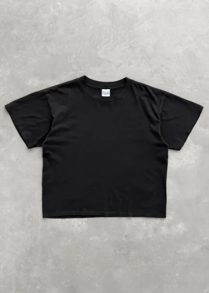 AKIMBO “CHAIN-PEEKER” MID-WEIGHT TEE - BLACK