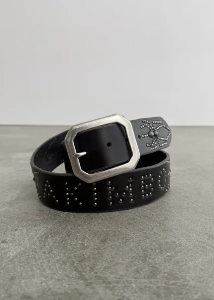 AKIMBO LEATHER STUDDED BELT