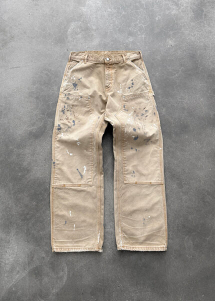 AKIMBO PAINTER CANVAS DOUBLE KNEES - FADED TAN