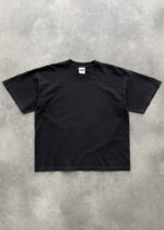 AKIMBO THE “1999” BLANK TEE - STONEWASHED BLACK