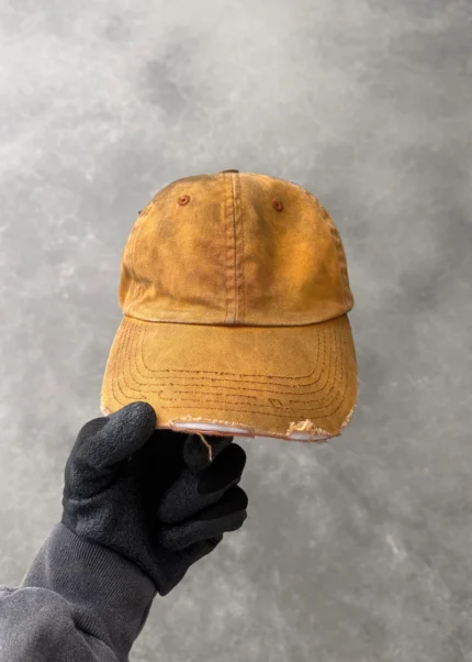 AKIMBO THRASHED LOW PROFILE CAP - BURNT ORANGE