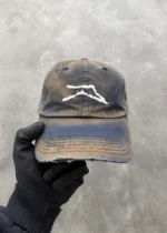 AKIMBO THRASHED LOW PROFILE RANGE CAP - SUN FADED NAVY