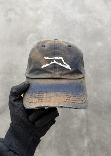 AKIMBO THRASHED LOW PROFILE RANGE CAP - SUN FADED NAVY
