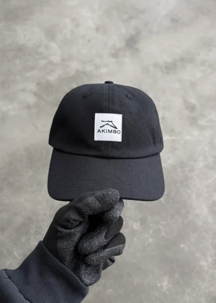 AKIMBO WORK CAP - BLACK CANVAS
